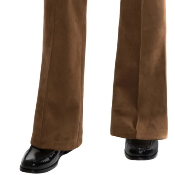 NWT Matty M Womens Bootcut Faux Suede Pull On Pants Multicolor L-2XL $60 11HL285 - Picture 9 of 9